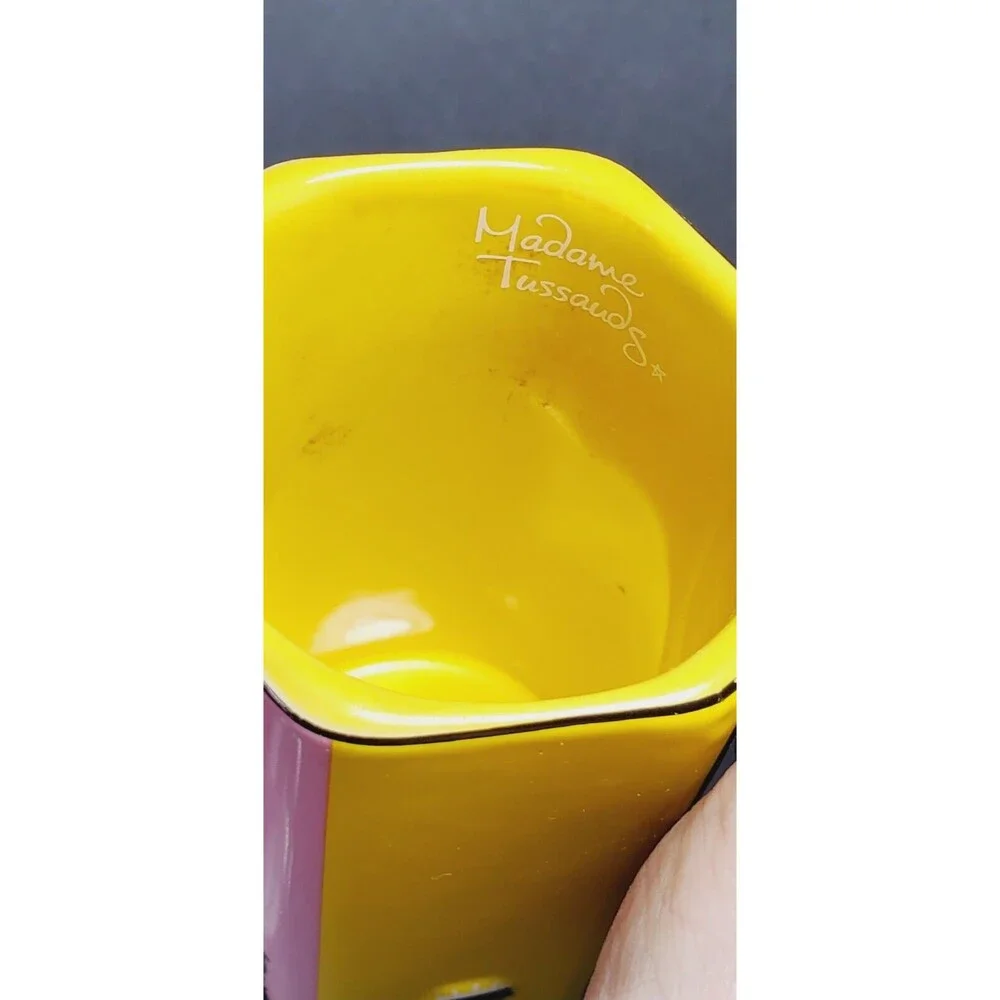 Madame Tussaud's Wax Museum Embossed Colorblocked Hexagon Coffee Mug 2010